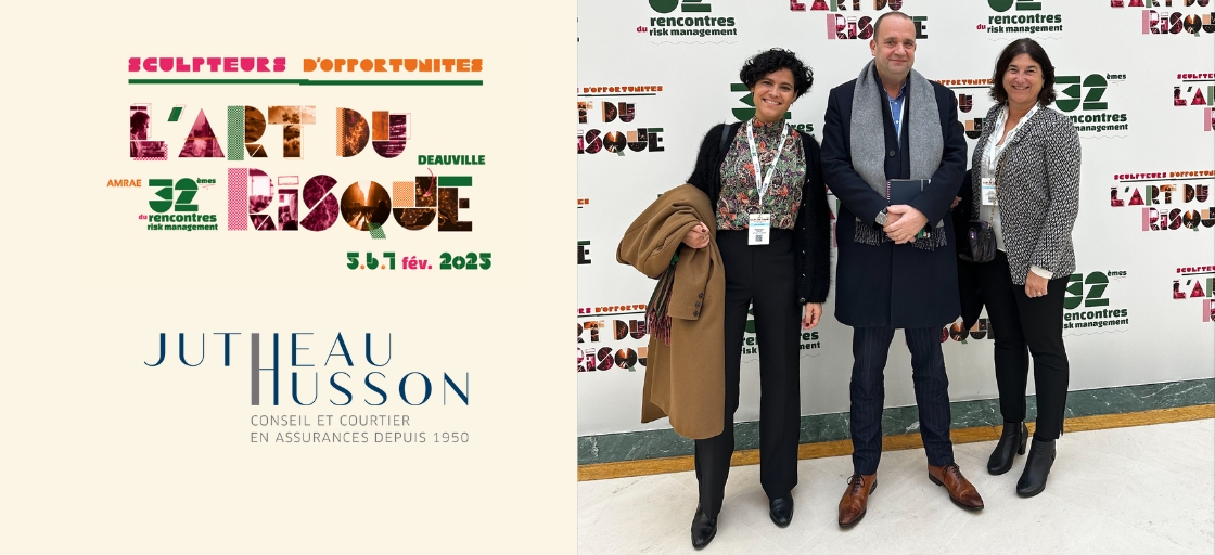 Thomas Graiff, Darasovann Thach et Sylvie Chauvet représentent Jutheau Husson aux Rencontres AMRAE 2025, événement phare du management des risques.