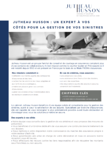 fiche explication du la gestion des sinistres avec le coutrier en assurance Jutheau Husson