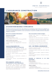 fiche assurance construction Frema